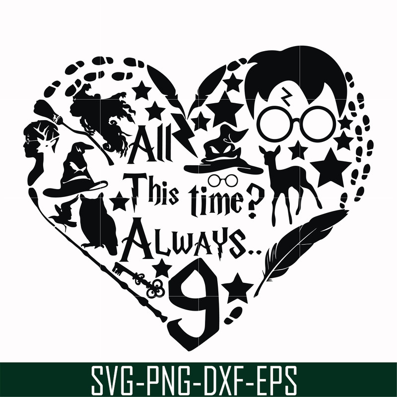 HRPT00035-All this time always svg, png, dxf, eps file HRPT00035.jpg