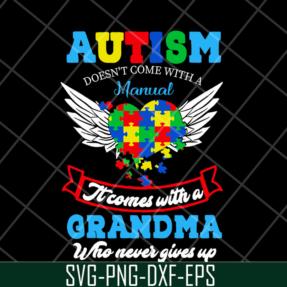 MTD16042105-Autism grandma svg, Mother's day svg, eps, png, dxf digital file MTD16042105.jpg