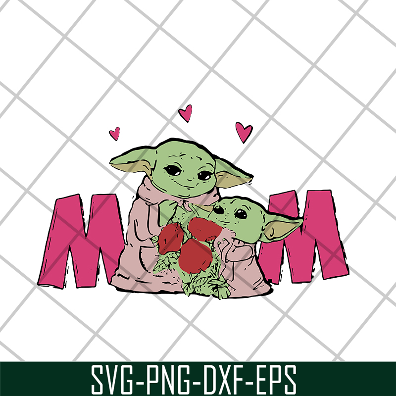MTD20042103-Baby Yoda I love Mama Mother’s day 2021 svg, Mother's day svg, eps, png, dxf digital file MTD20042103.jpg