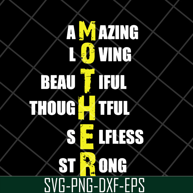 MTD23042105-Amazing loving mother svg, Mother's day svg, eps, png, dxf digital file MTD23042105.jpg