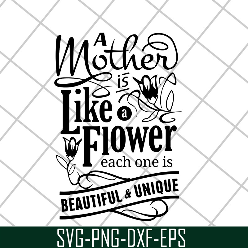MTD26042116-Mother like flower svg, Mother's day svg, eps, png, dxf digital file MTD26042116.jpg