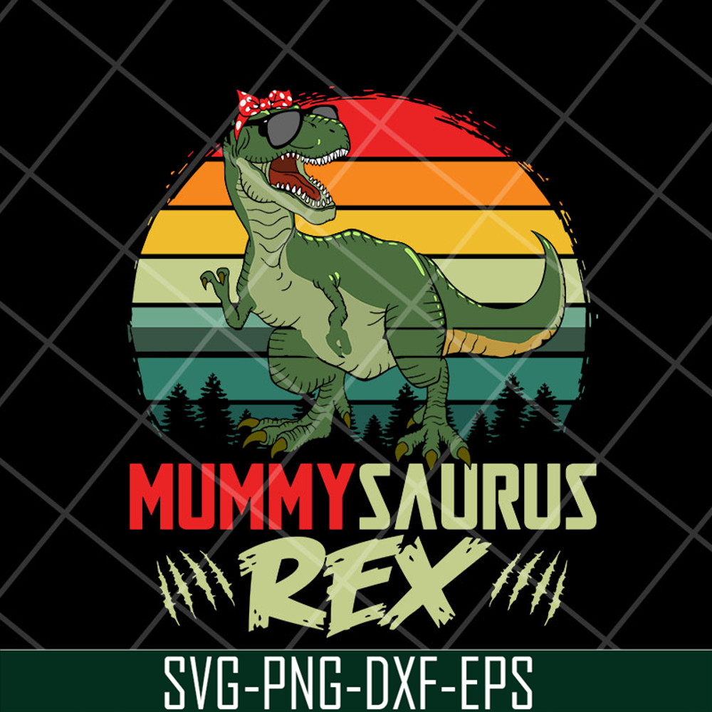 MTD27042102-Mummysaurus Rex Svg, Mummy TRex SVG, Mother's day svg, eps, png, dxf digital file MTD27042102.jpg