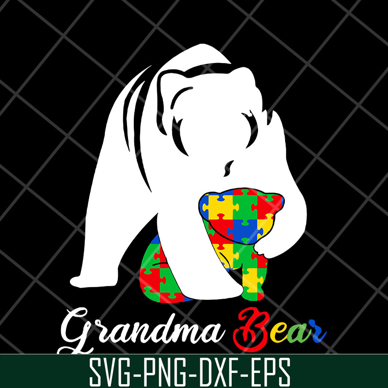 MTD27042112-Grandma bear svg, Mother's day svg, eps, png, dxf digital file MTD27042112.jpg
