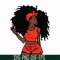 OTH00019-Unbothered Black Girl Svg, Afro Woman Svg, African American Woman svg, png, dxf, eps file OTH00019.jpg