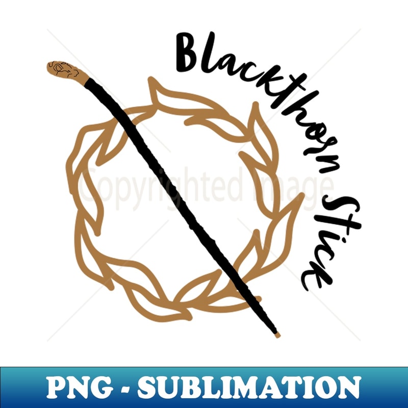 Blackthorn Stick - Elegant Sublimation PNG Download - Revolutionize Your Designs