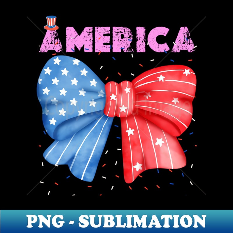 Rainbow American Flag Women Patriotic Shirt 4th of July Memorial - Premium PNG Sublimation File