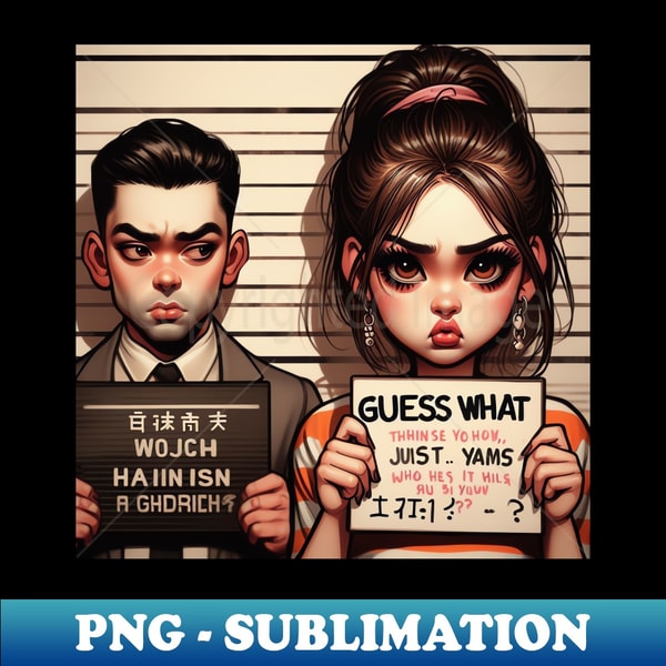 Veiled Identities - Stylish Sublimation Digital Download