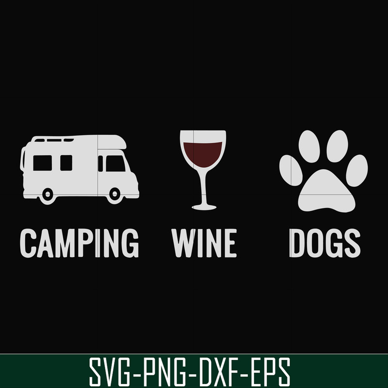 CMP012-camping wine dogs svg, png, dxf, eps digital file CMP012.jpg
