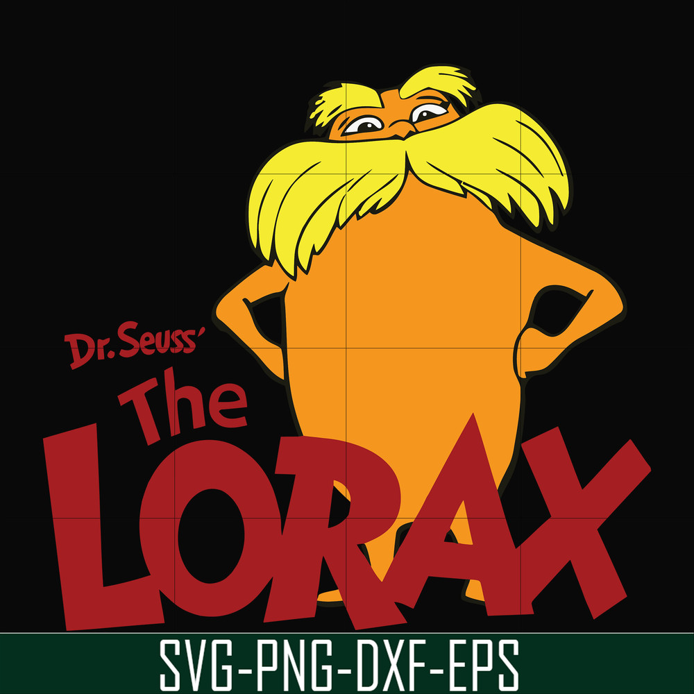 DR00011-The LORAX Dr.Seuss svg, png, dxf, eps file DR00011.jpg