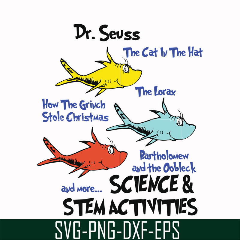 DR000125-Dr. Seuss the cat in the hat how the grinch stole Christmas and more science & stem activities svg, png, dxf, eps file DR000125.jpg