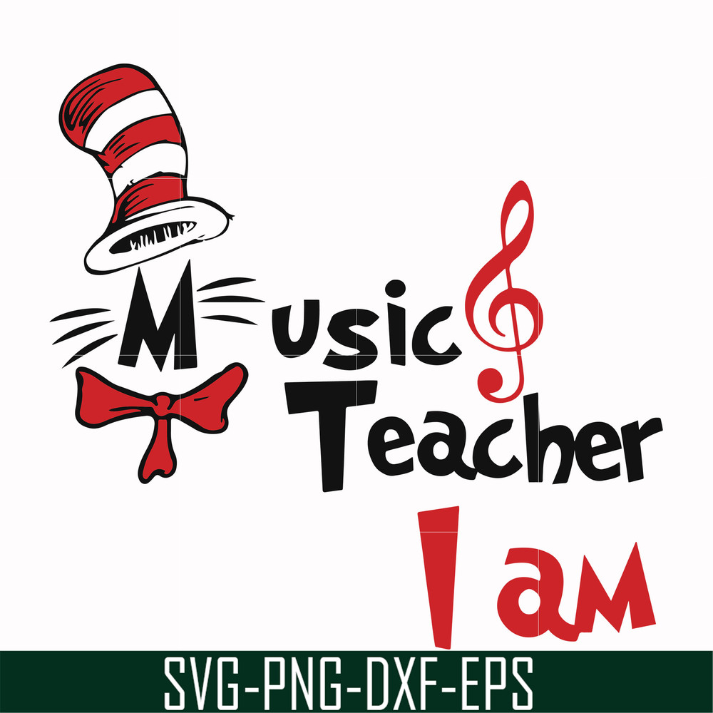 DR000131-Music teacher I am svg, png, dxf, eps file DR000131.jpg