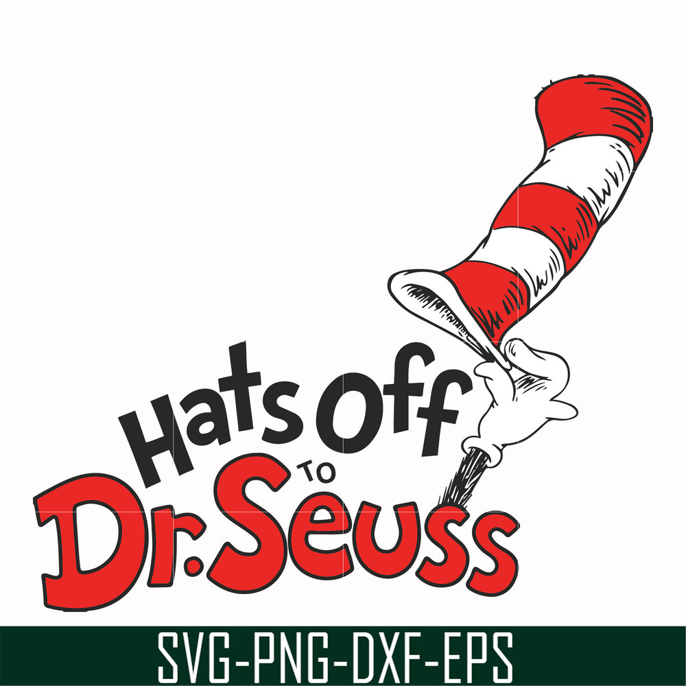 DR00041-Hats off to Dr. Seuss svg, png, dxf, eps file DR00041.jpg