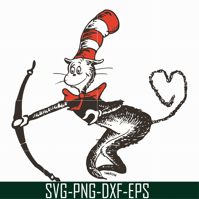 DR05012119-The cat in the hat by dr seuss svg, dr svg, png, dxf, eps file DR05012119.jpg