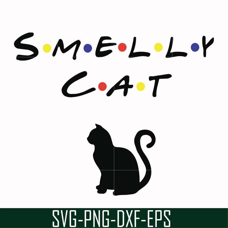 FN0001002-Smelly cat svg, png, dxf, eps file FN0001002.jpg