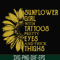 FN000170-Sunflower girl with tattoos pretty eyes and think thights svg, png, dxf, eps file FN000170.jpg