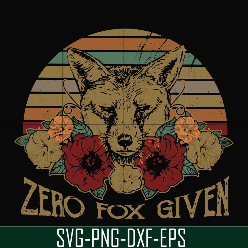 FN000349-Zero fox given svg, png, dxf, eps file FN000349.jpg