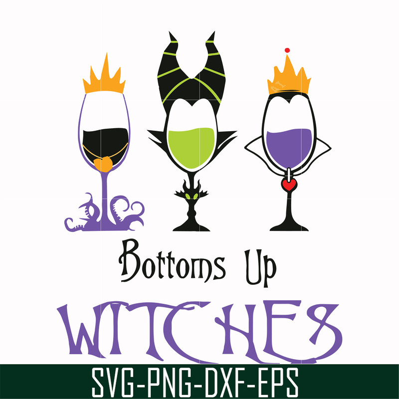 FN00056-Bottoms up Witches svg, png, dxf, eps file FN00056.jpg