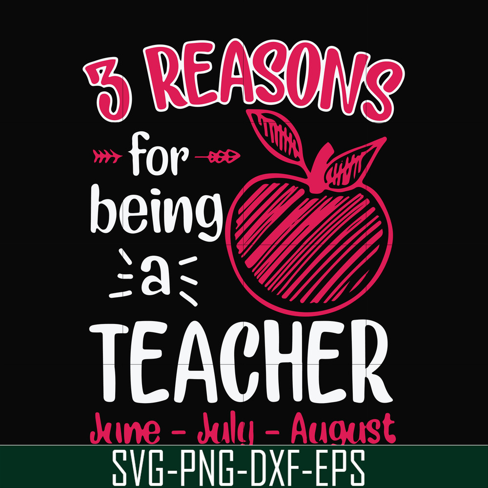 FN000630-3 reasons for being a teacher svg, png, dxf, eps file FN000630.jpg