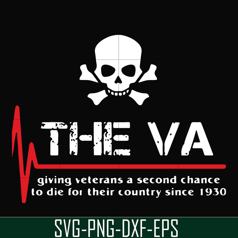FN00093-The VA giving veterans a second chance svg, png, dxf, eps file FN00093.jpg