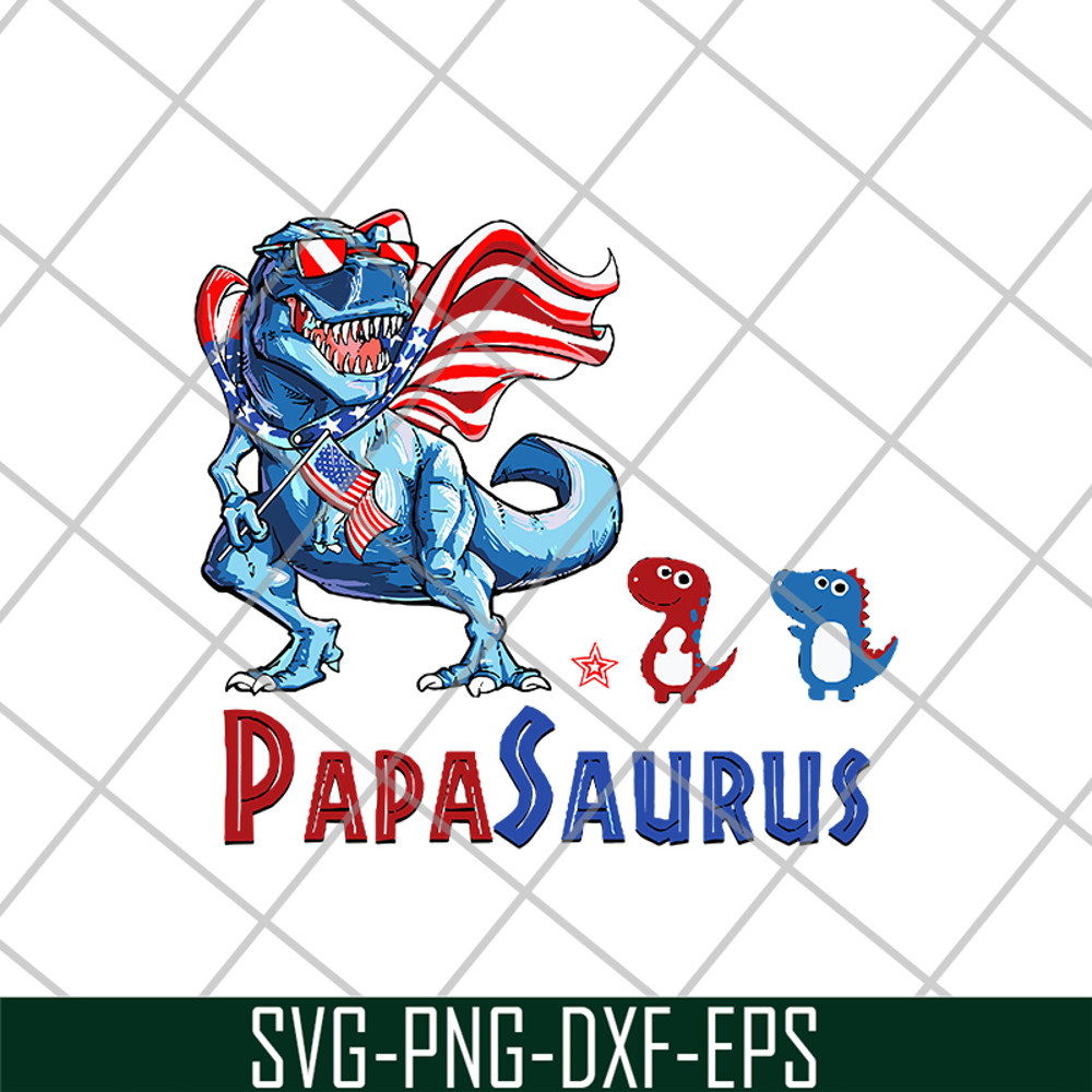 FTD24052101-Papa Saurus With Grandkids svg, png, dxf, eps digital file FTD24052101.jpg