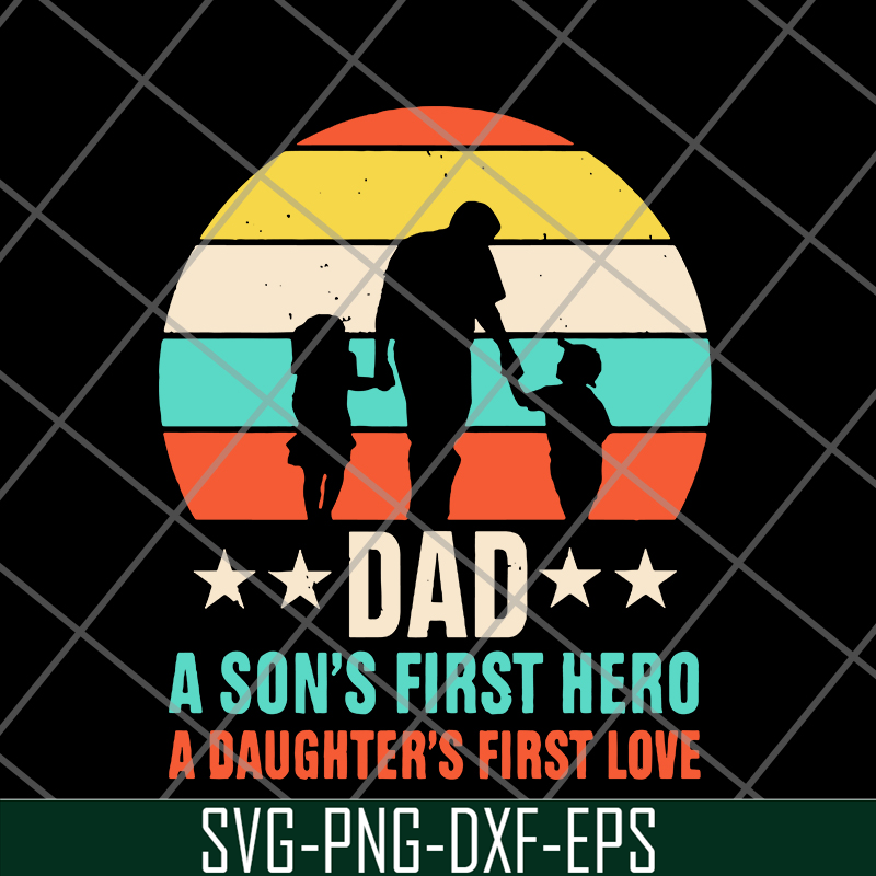 FTD28052106- Dad a a son's first first love hero svg, png, dxf, eps digital file FTD28052106.jpg