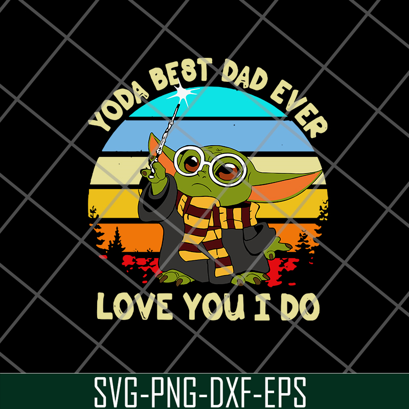 FTD29052138- Star wars baby yoda best dad ever svg, png, dxf, eps digital file FTD29052138.jpg