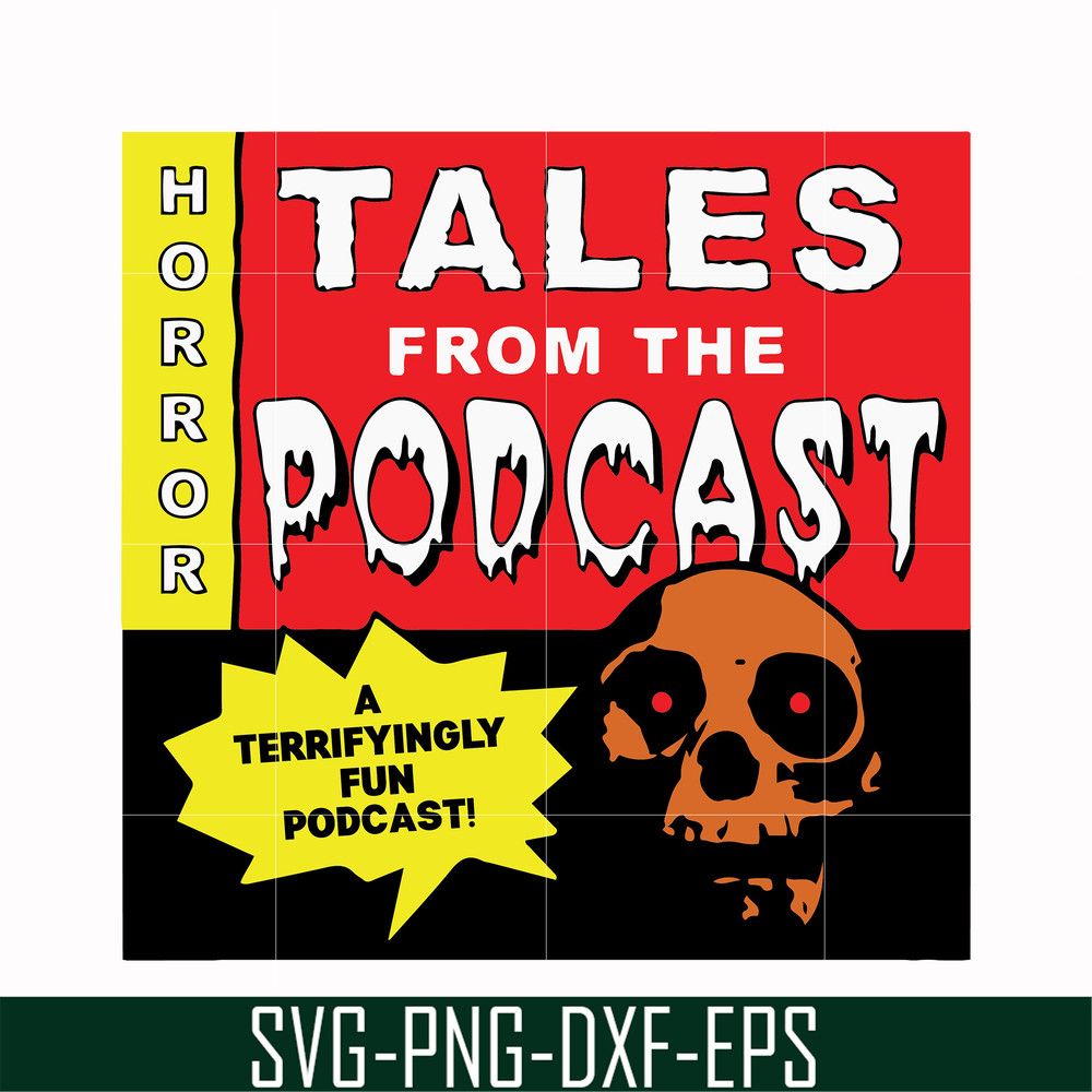 HLW0015-Tales from the podcast svg, png, dxf, eps, digital file HLW0015.jpg