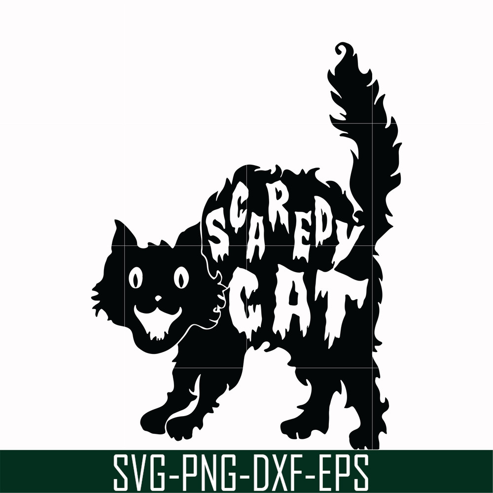 HLW17072014-Scaredy cat svg, png, dxf, eps digital file HLW17072014.jpg