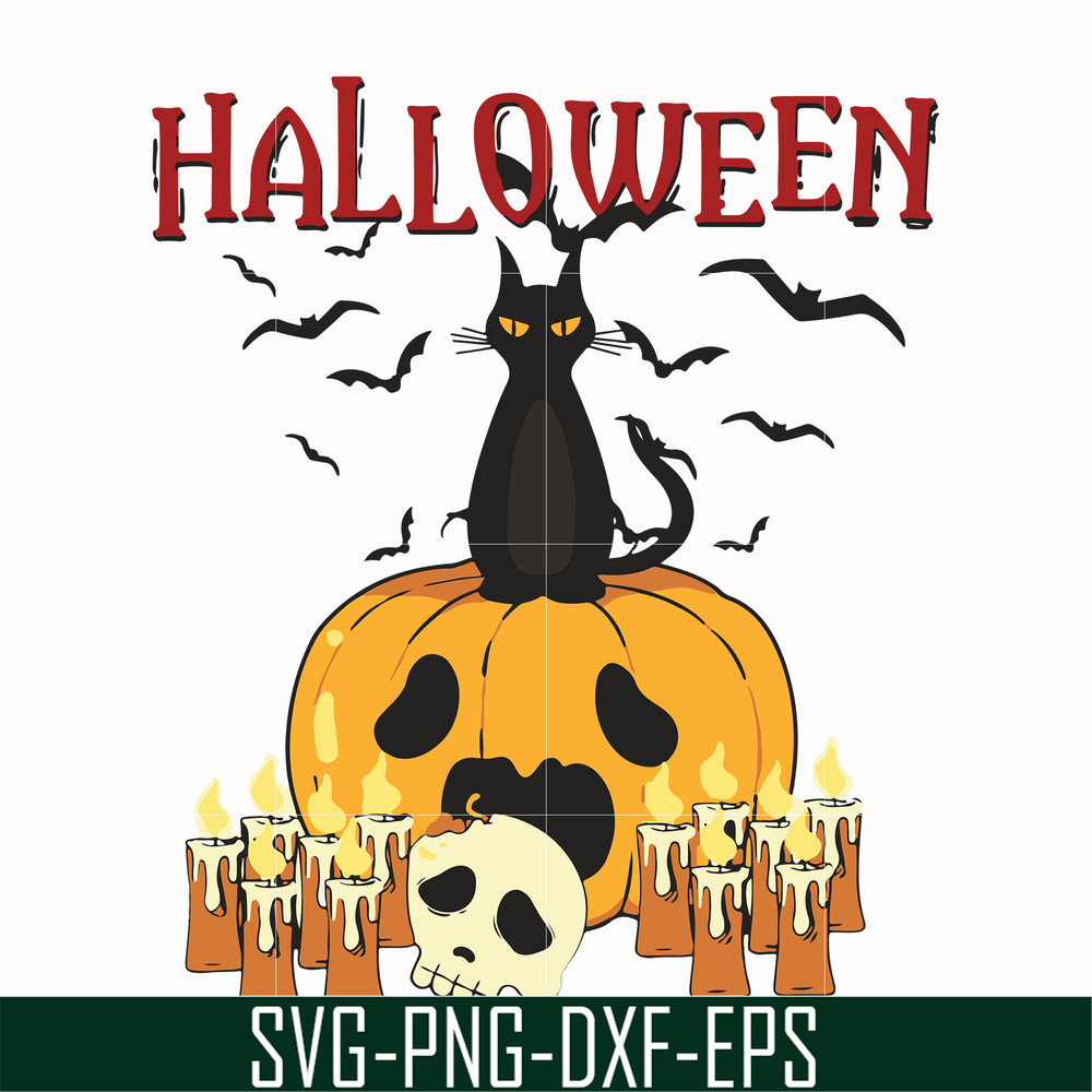HLW17072020-Cat halloween svg, png, dxf, eps digital file HLW17072020.jpg