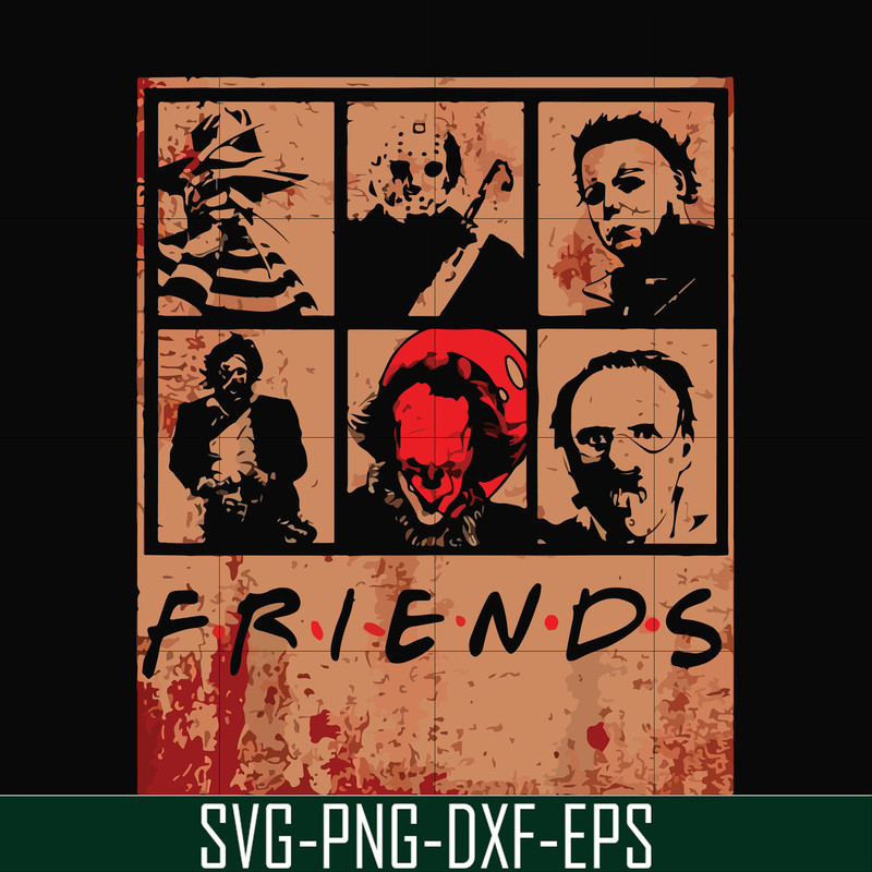 HLW2307201-Scary Friends Horror svg, Halloween svg, png, dxf, eps digital file HLW2307201.jpg