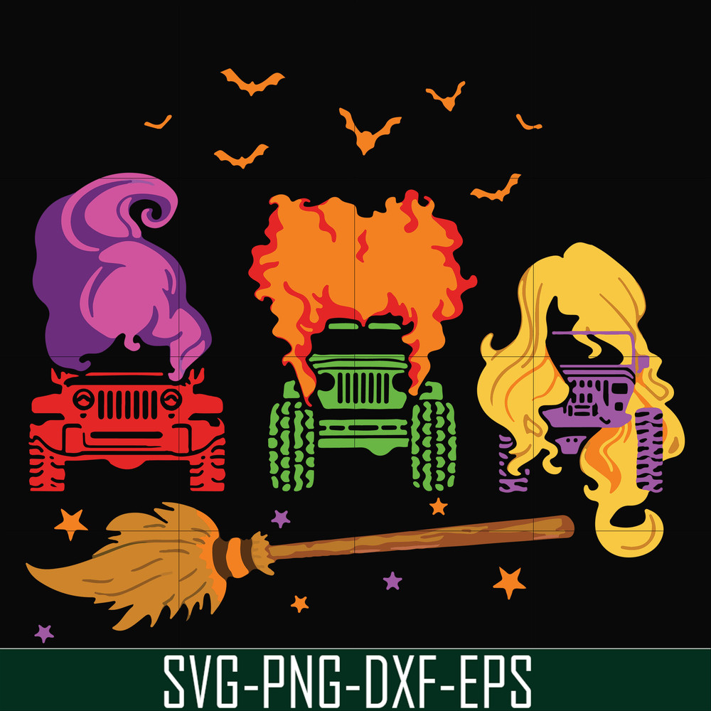 HLW23072010-Witch car svg, halloween svg, png, dxf, eps digital file HLW2307210.jpg