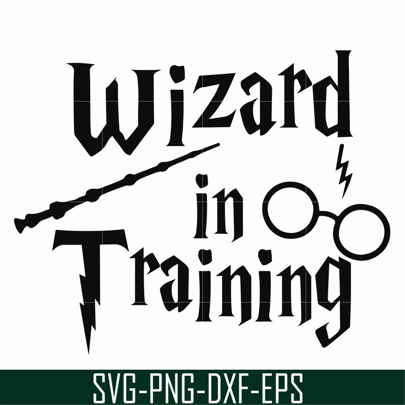 HRPT0001-Wizard in training svg, png, dxf, eps file HRPT0001.jpg