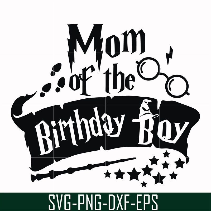 HRPT00016-Mom of the birthday boy svg, png, dxf, eps file HRPT00016.jpg