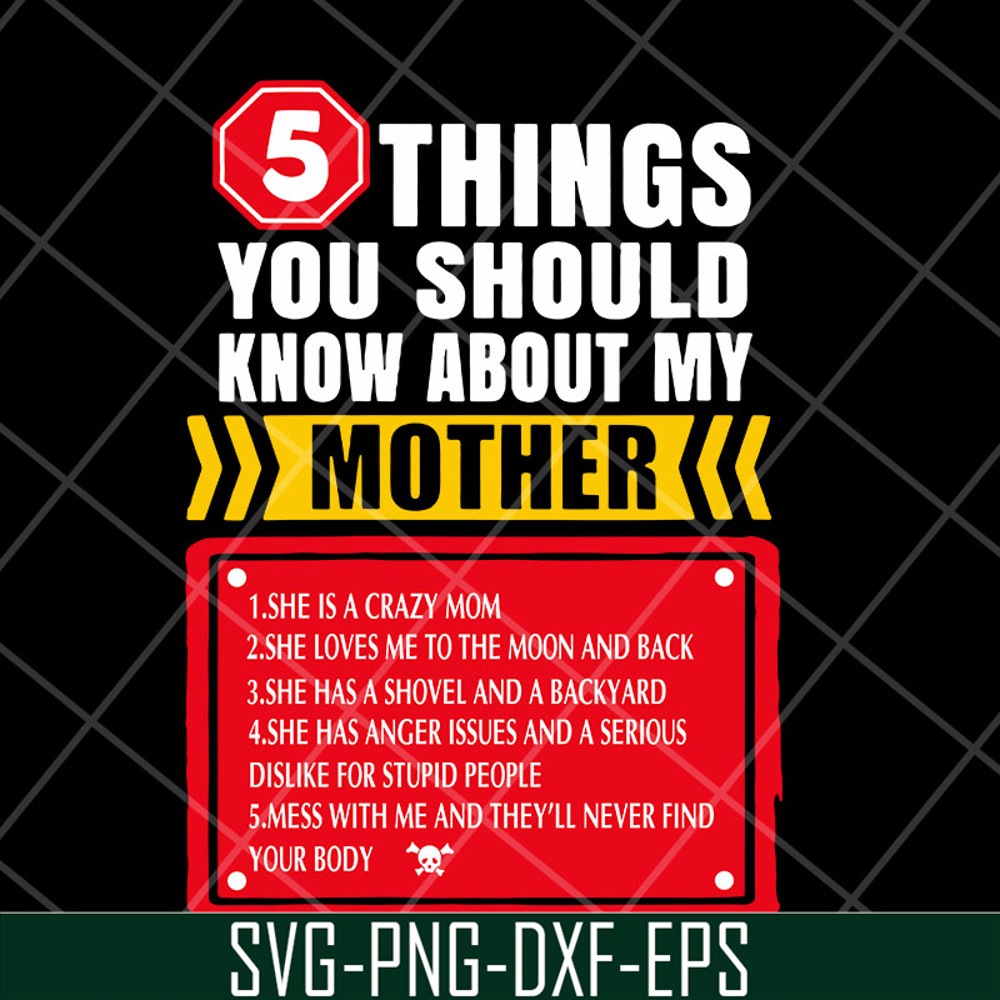 MTD23042103-5 Thing You Should Know Funny Loving Unique Mother’s Day svg, Mother's day svg, eps, png, dxf digital file MTD23042103.jpg