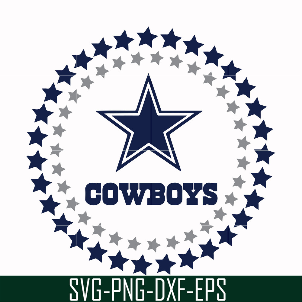 NFL000090-Cowboys star, svg, png, dxf, eps file NFL000090.jpg