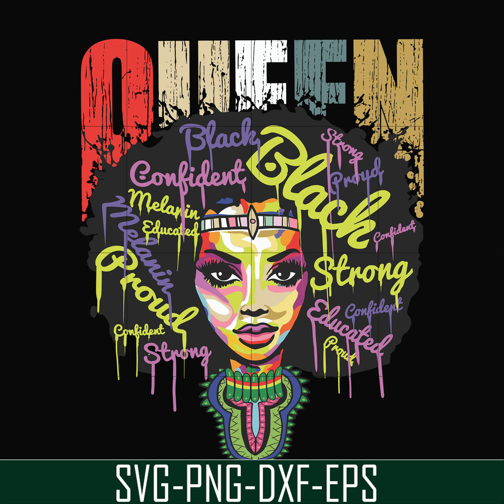 OTH0003-Queen African American Calendars 2020 Work or School Gift for Black Women 2020 Calendar Daily Weekly Monthly Planner Organizer svg, png, dxf, eps digita