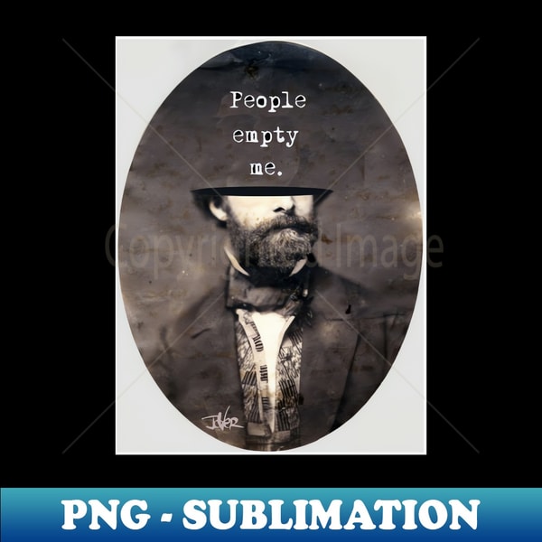 Empty Me Sticker Empty me - Aesthetic Sublimation Digital File | Inspire Uplift