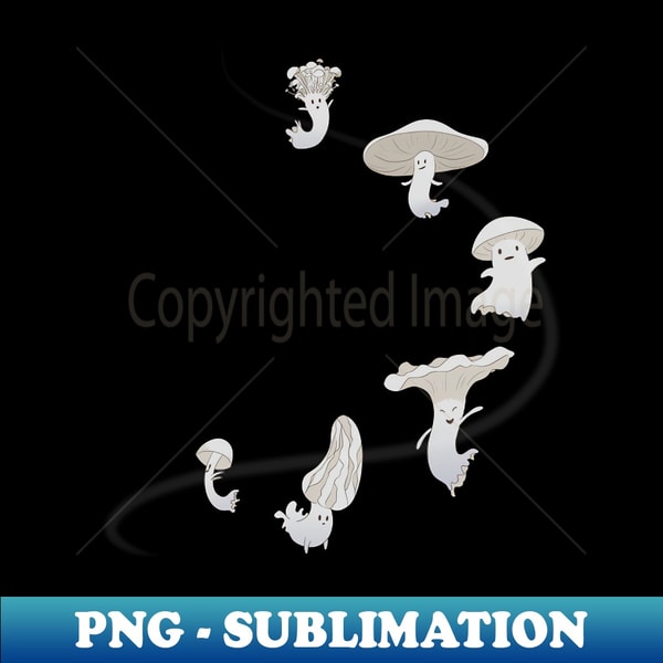 Ghostly Shrooms - Signature Sublimation PNG File