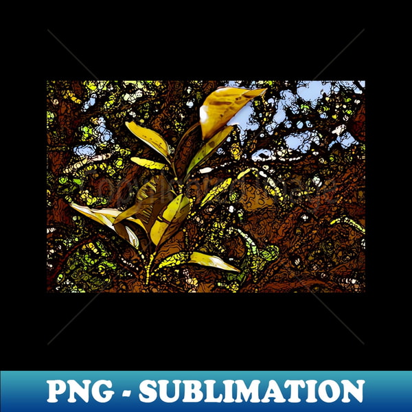 Orange Leaves - Signature Sublimation PNG File