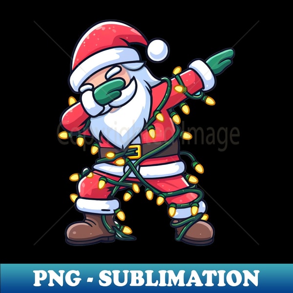 Dabbing Santa - Signature Sublimation PNG File