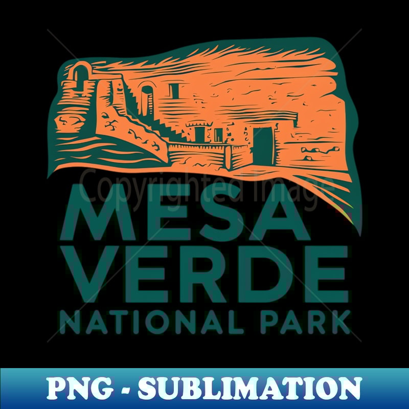 Mesa Verde National Park - Artistic Sublimation Digital File