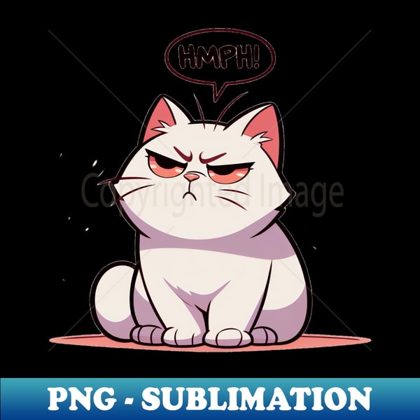 Haughty cat - Signature Sublimation PNG File