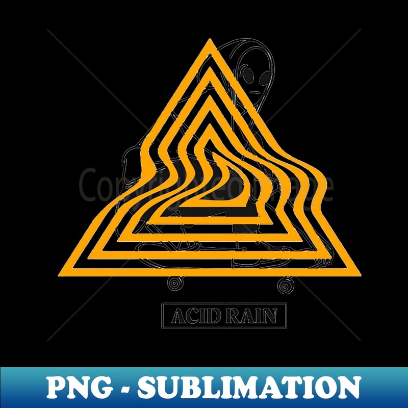Skull Acid Rain - Instant Sublimation Digital Download