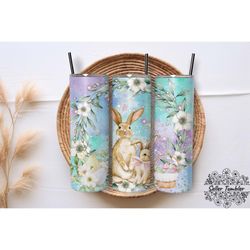 easter bunny 20oz skinny, tumbler 20 oz warp png, skinny tumbler designs png
