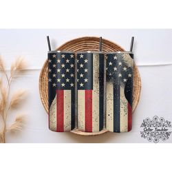 a police and firefighter american flag 20 oz, tumbler 20 oz wrap png, skinny tumbler designs png