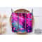 Deep Pink Glitter Holographic 20 , Tumbler 20 oz Wrap PNG, Skinny Tumbler Designs PNG.jpg