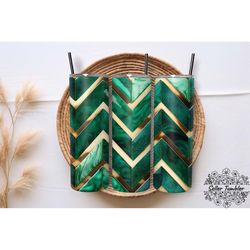golden blue herringbone 20 oz, tumbler 20 oz wrap png, skinny tumbler designs png