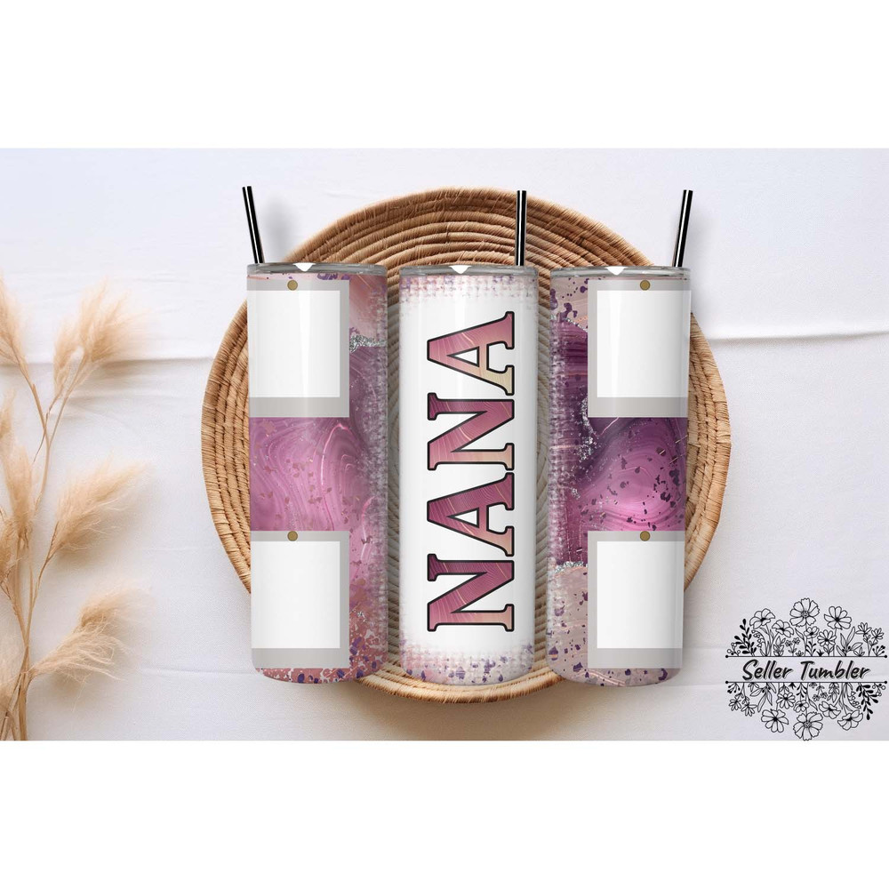 Nana Frame 20 Oz , Tumbler 20 oz Wrap PNG, Skinny Tumbler Designs PNG.jpg