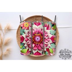 spring floral 20 oz 30 oz, tumbler 20 oz wrap png, skinny tumbler designs png