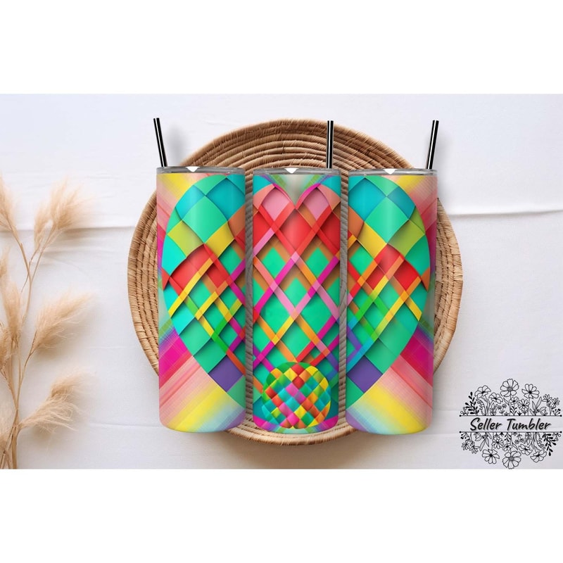 Valentine Love Glitter 20 Oz, Tumbler 20 oz Wrap PNG, Skinny Tumbler Designs PNG.jpg